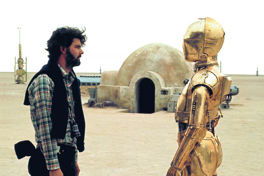 George Lucas and C-3PO